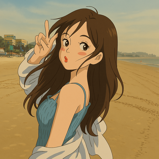Ghibli-style landscape