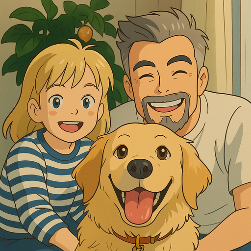 Ghibli-style landscape