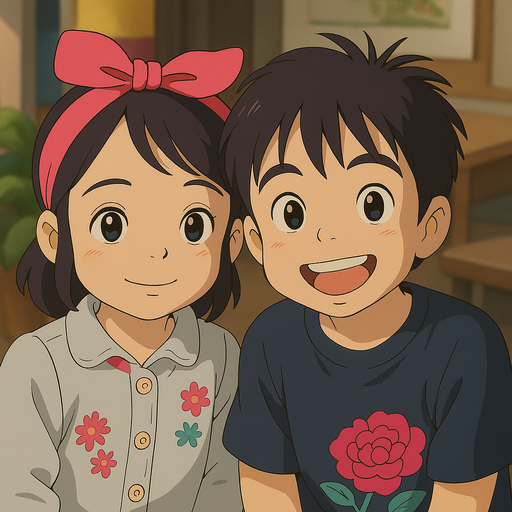 Ghibli-style landscape